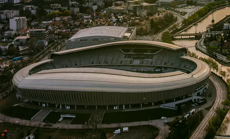 Stadionul Cluj Arena văzut de sus